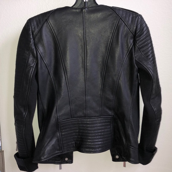 BCBG 🔥 Black leather jacket - Picture 5 of 8